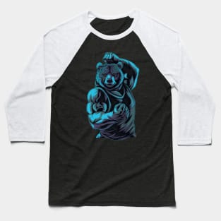 Burly Bear 1 Baseball T-Shirt